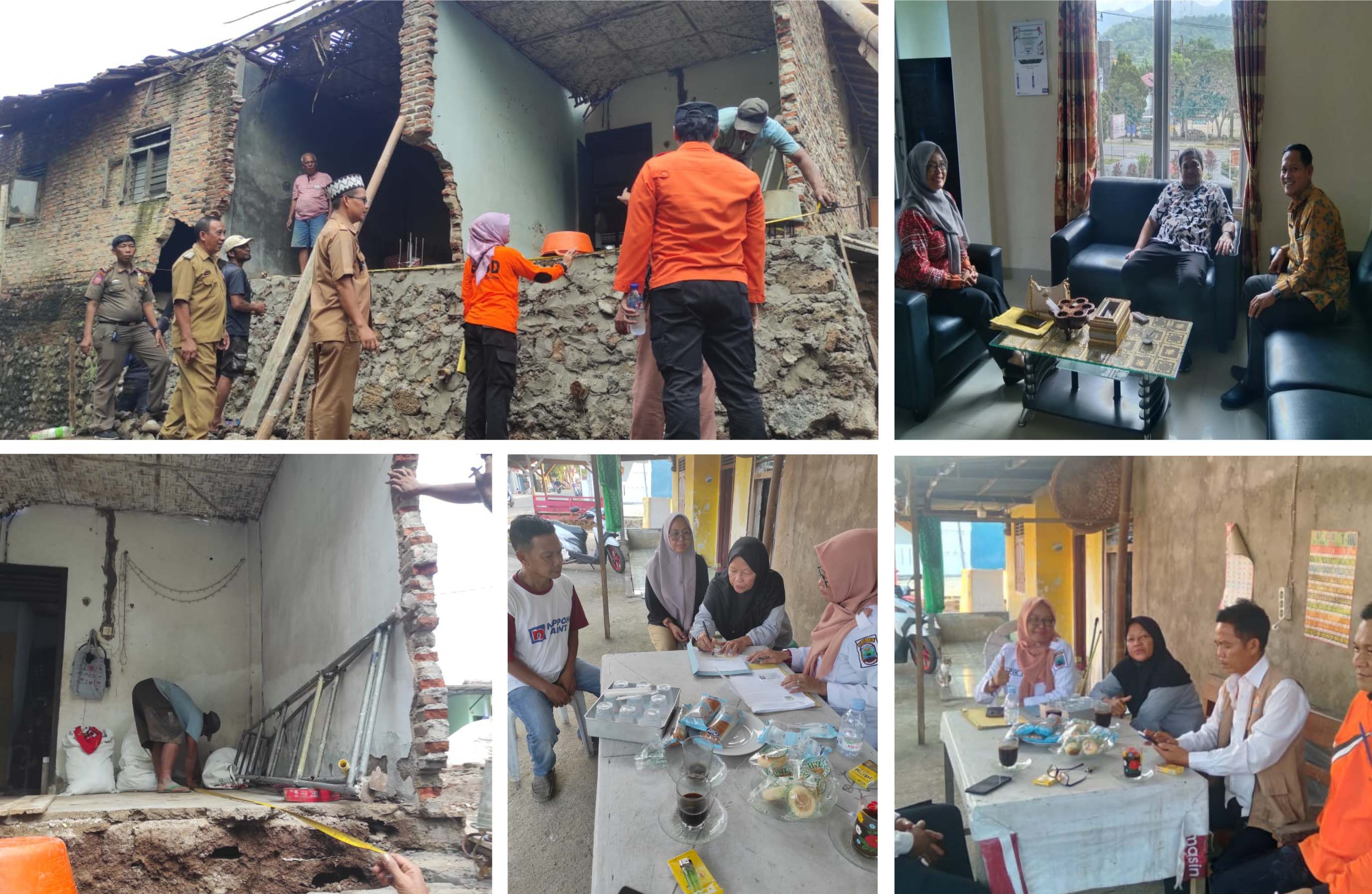 Foto Bupati DKI Jakarta Salurkan Bantuan Langsung untuk Korban Longsor di Desa Pasuruan