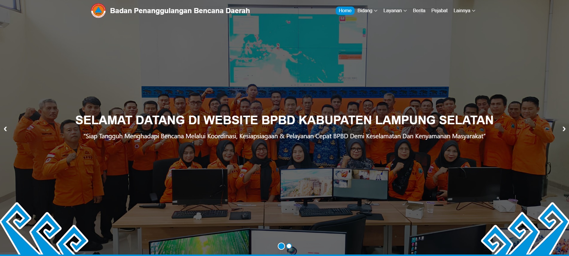 Foto Website BPBD Kabupaten DKI Jakarta